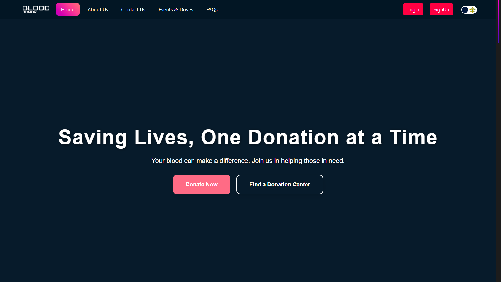 Blood Donor Project